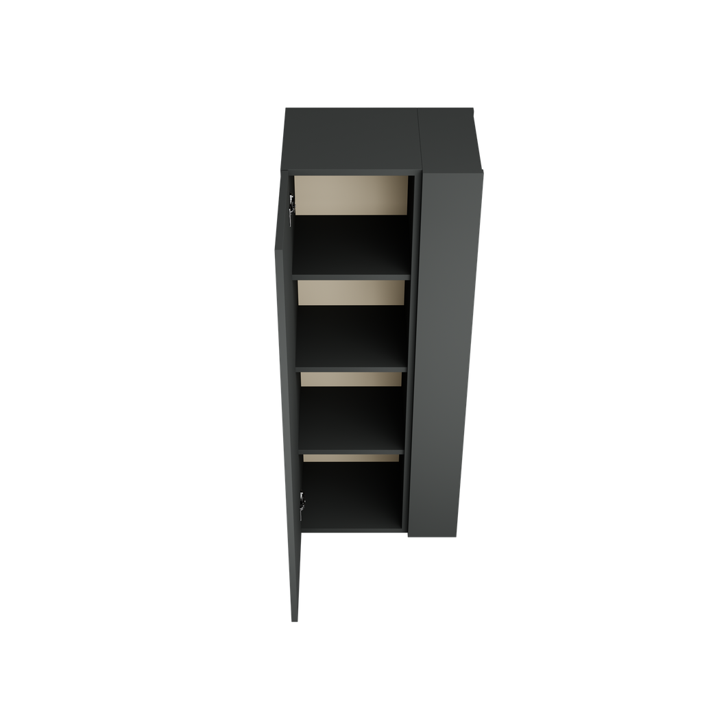 Naarden open plank hogekast (Walnoot) 13