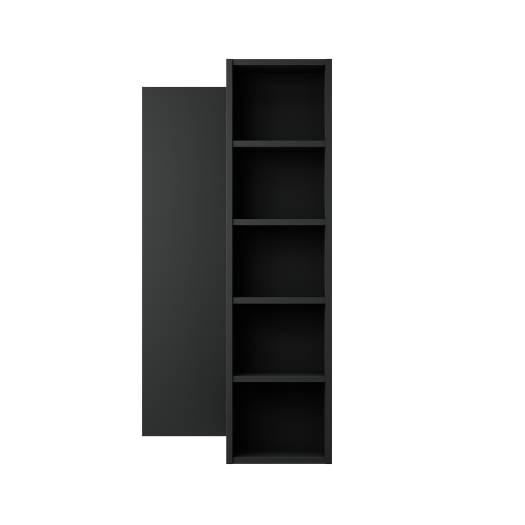 Naarden open plank hogekast (Walnoot) 16