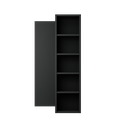 Naarden open plank hogekast (Walnoot) 16