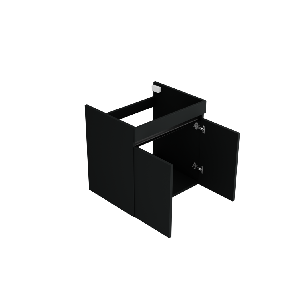 [10116460] Hamburg wastafelonderkast (Donkerzwart, 60 cm) 1