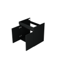 [10116460] Hamburg wastafelonderkast (Donkerzwart, 60 cm) 3