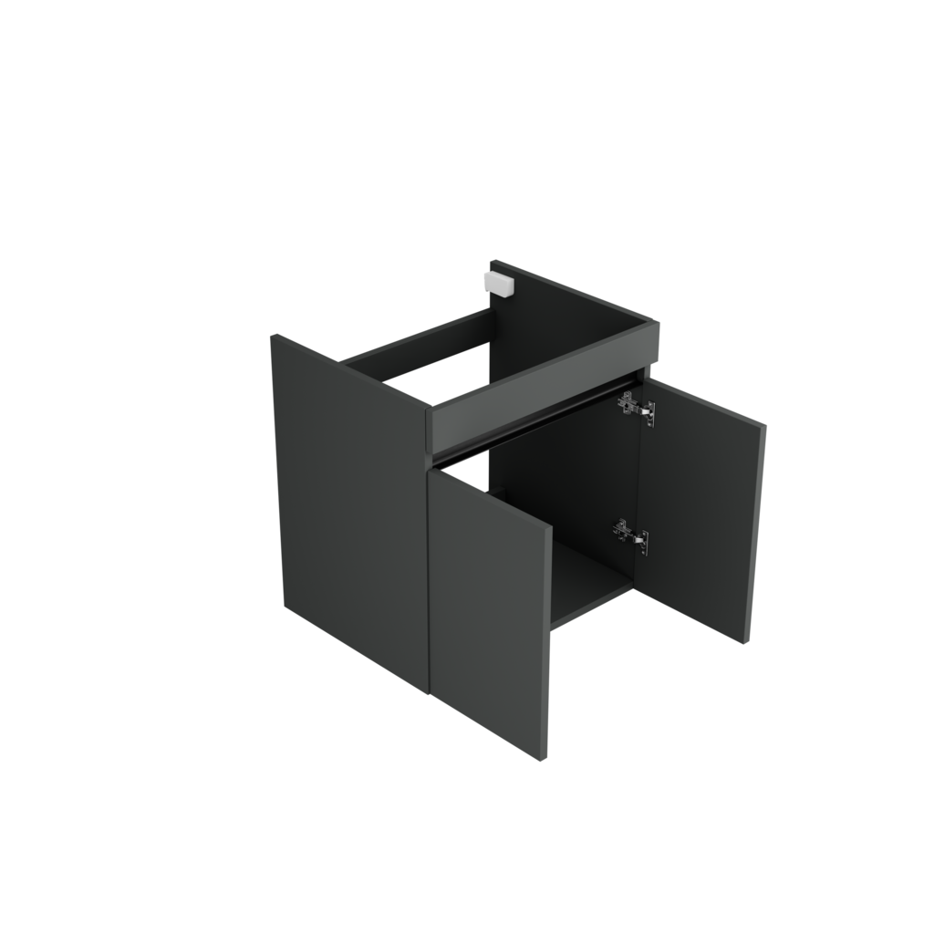 [10116466] Hamburg wastafelonderkast (Donkergrijs, 60 cm) 1
