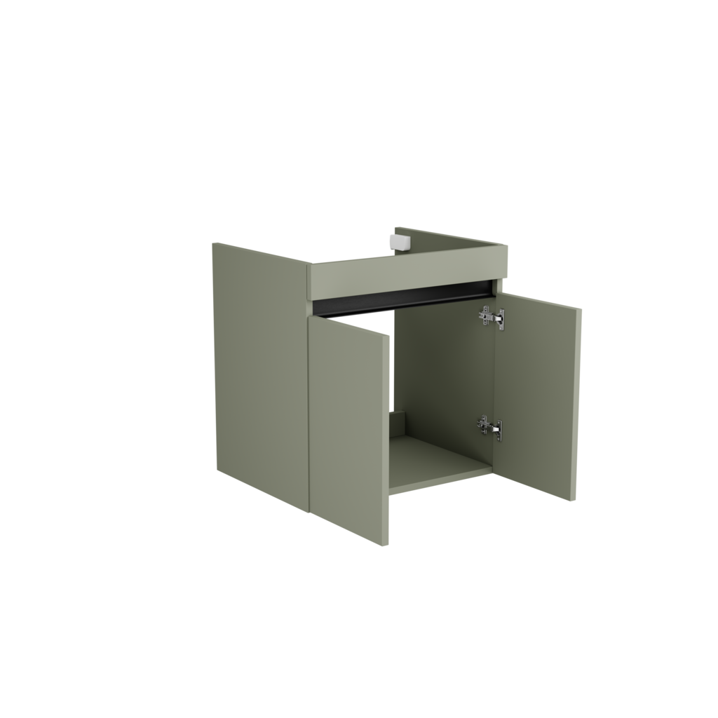 [10116465] Hamburg wastafelonderkast (Saliegroen, 60 cm) 5