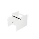 [10116458] Hamburg wastafelonderkast (Hoogglans wit, 60 cm) 3