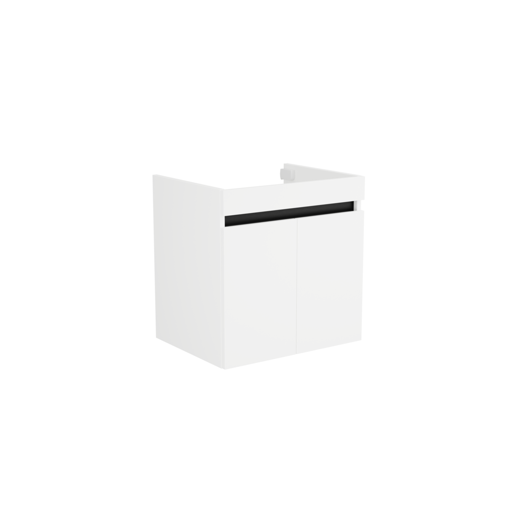 [10116458] Hamburg wastafelonderkast (Hoogglans wit, 60 cm) 6