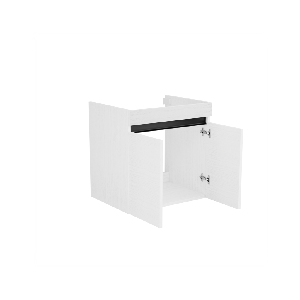 [10116462] Hamburg wastafelonderkast (Houtlook wit, 60 cm) 5