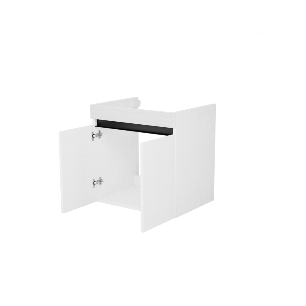 [10116462] Hamburg wastafelonderkast (Houtlook wit, 60 cm) 7