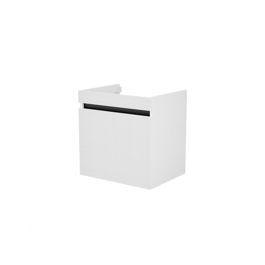 [10116462] Hamburg wastafelonderkast (Houtlook wit, 60 cm) 8