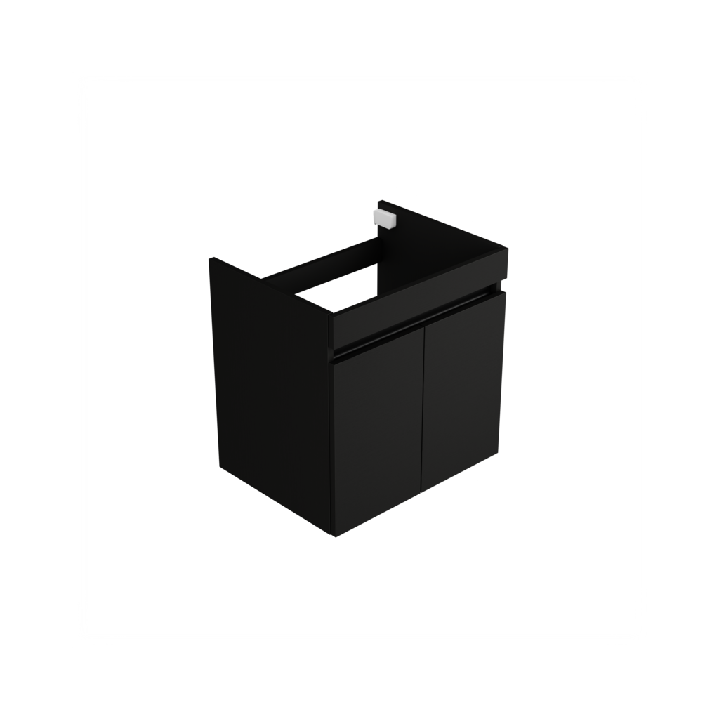 [10116463] Hamburg wastafelonderkast (Houtlook zwart, 60 cm) 2