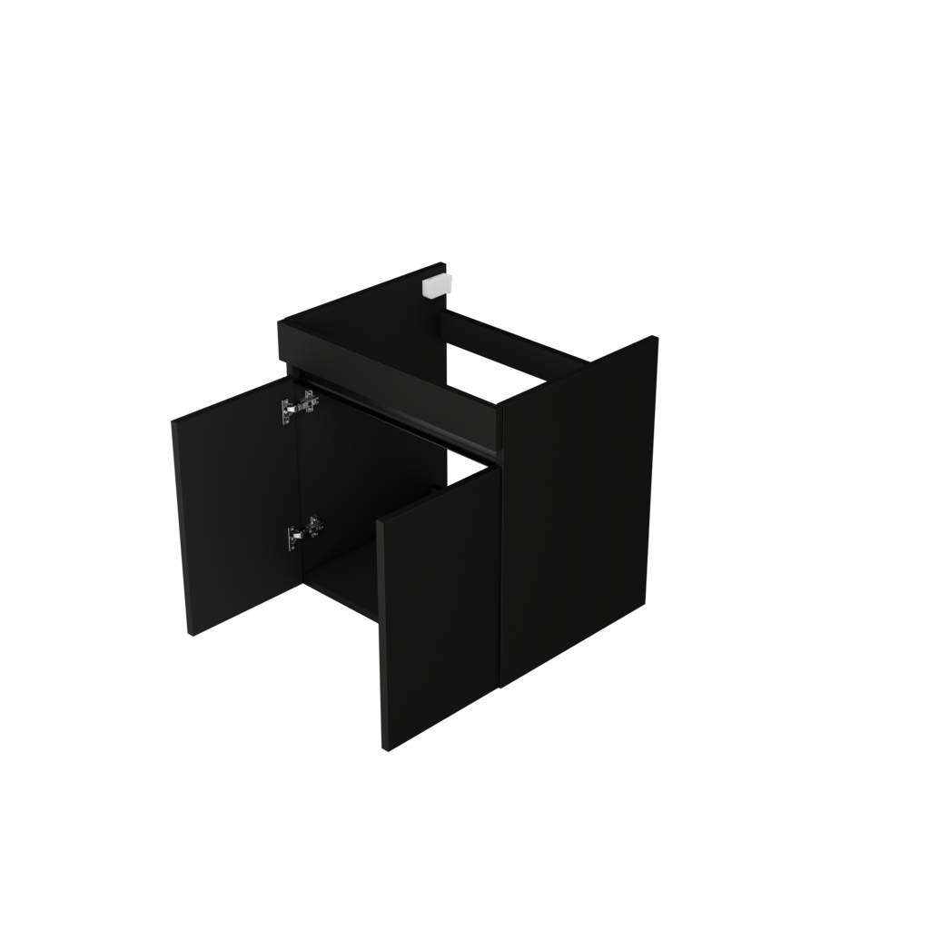 [10116463] Hamburg wastafelonderkast (Houtlook zwart, 60 cm) 3