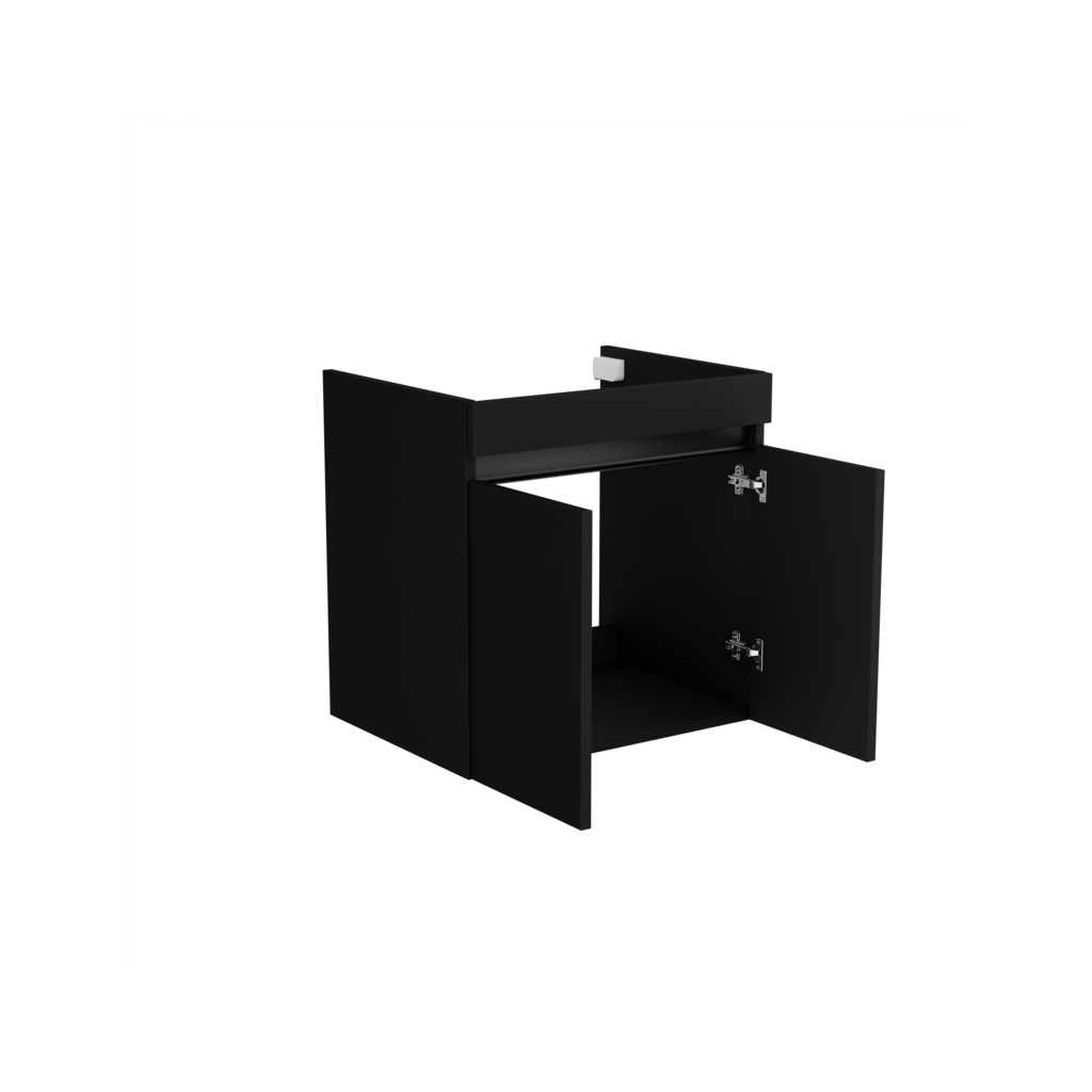 [10116463] Hamburg wastafelonderkast (Houtlook zwart, 60 cm) 5