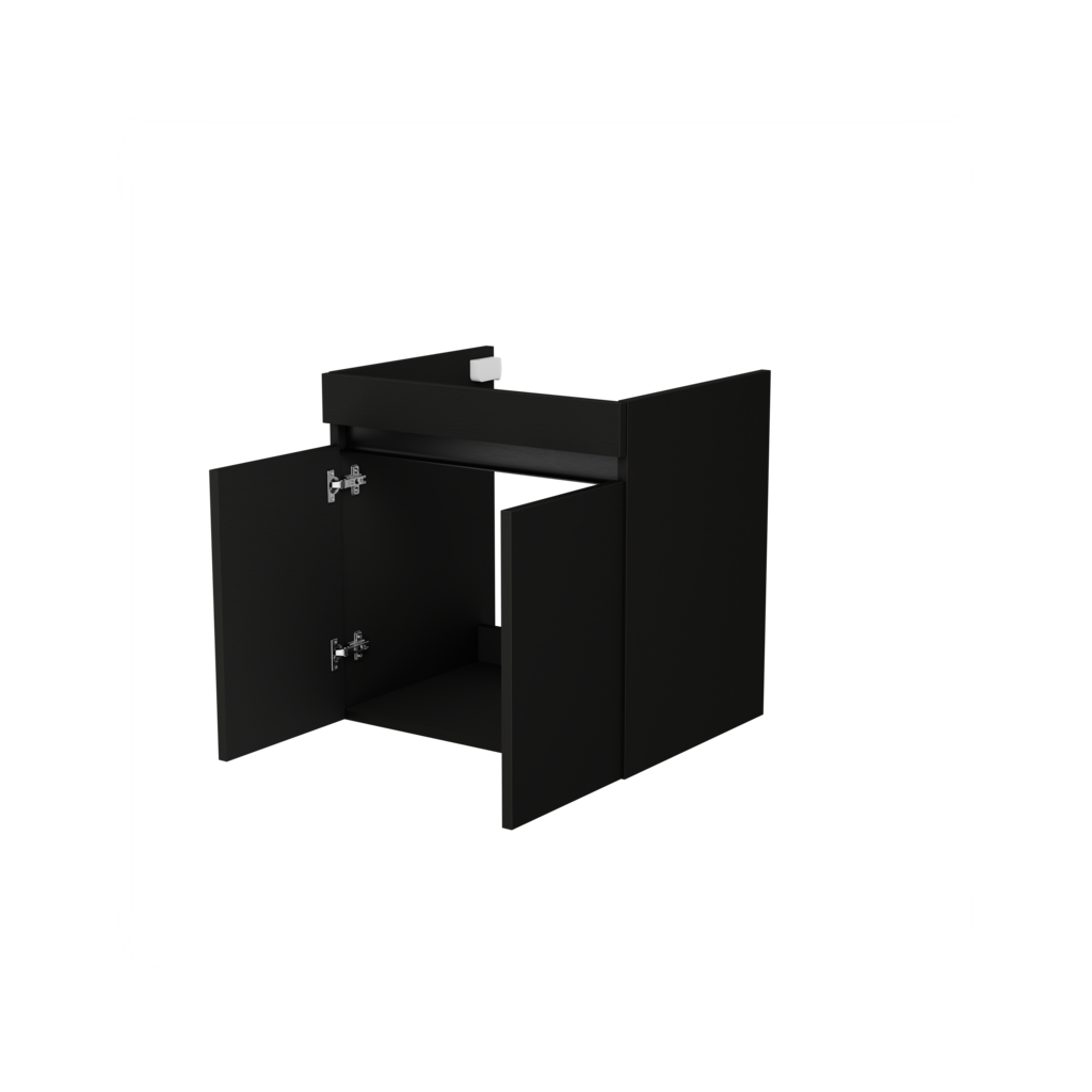 [10116463] Hamburg wastafelonderkast (Houtlook zwart, 60 cm) 7