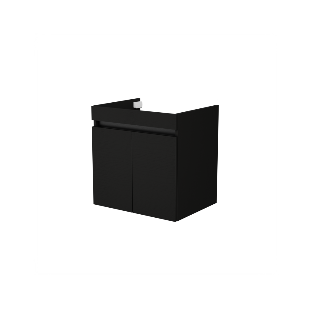 [10116463] Hamburg wastafelonderkast (Houtlook zwart, 60 cm) 8