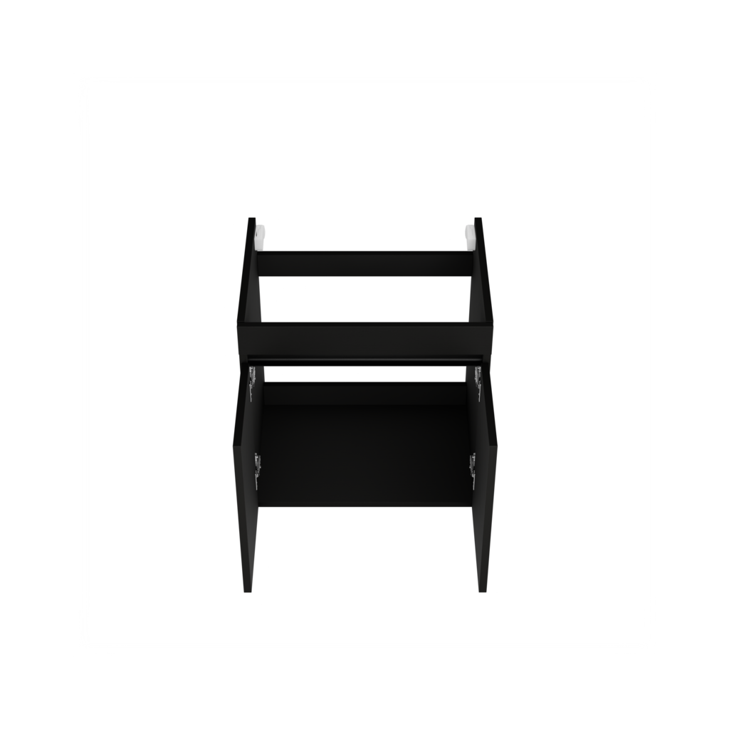 [10116463] Hamburg wastafelonderkast (Houtlook zwart, 60 cm) 13