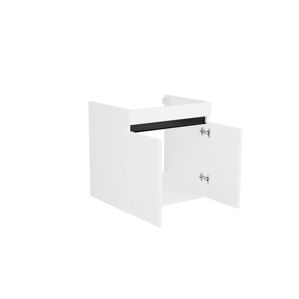 [10116459] Hamburg wastafelonderkast (Mat wit, 60 cm) 5