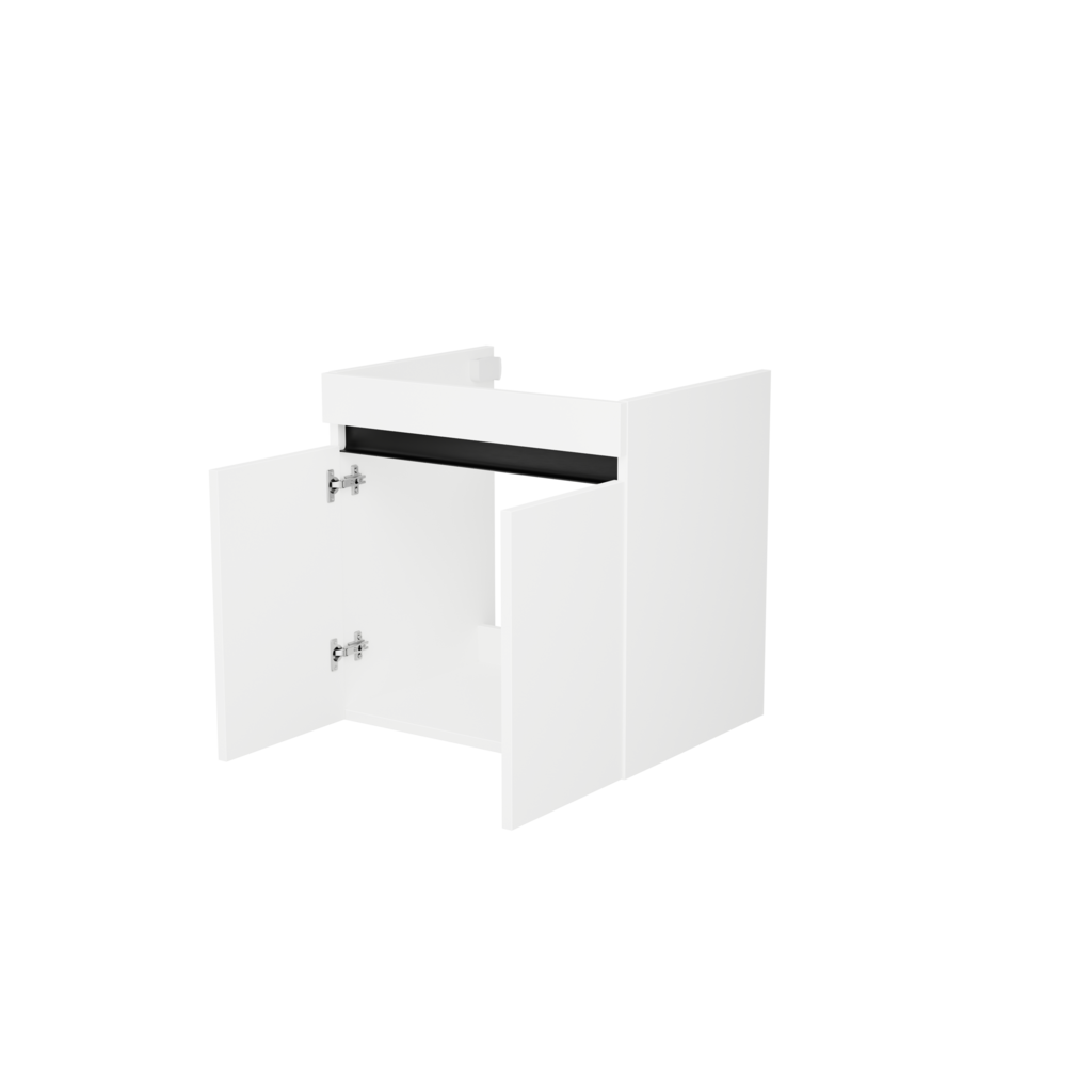 [10116459] Hamburg wastafelonderkast (Mat wit, 60 cm) 7