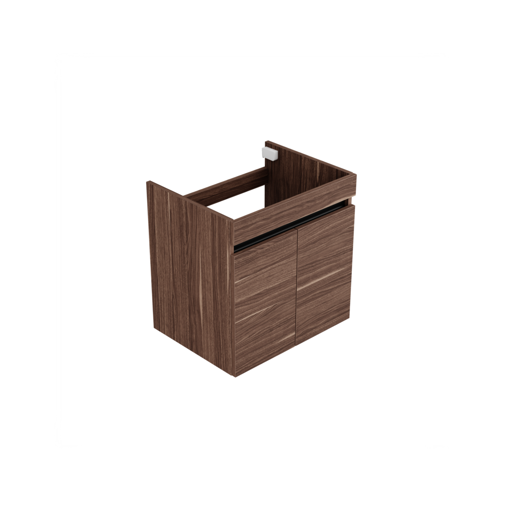 Hamburg wastafelonderkast (Walnoot, 60 cm) 2