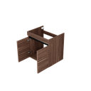 Hamburg wastafelonderkast (Walnoot, 60 cm) 3