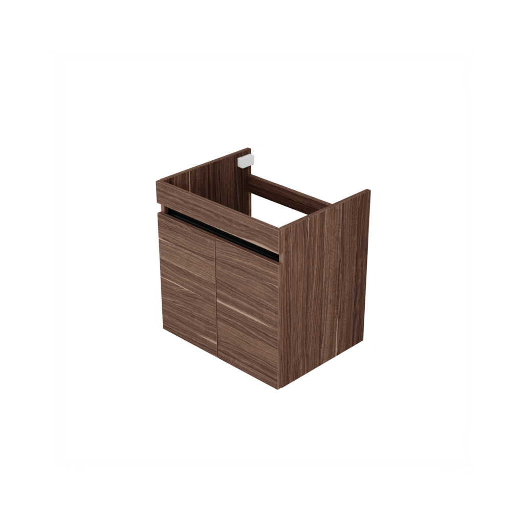 Hamburg wastafelonderkast (Walnoot, 60 cm) 4