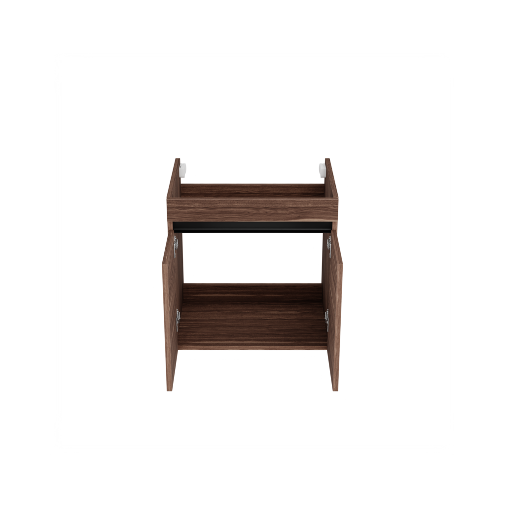 Hamburg wastafelonderkast (Walnoot, 60 cm) 11