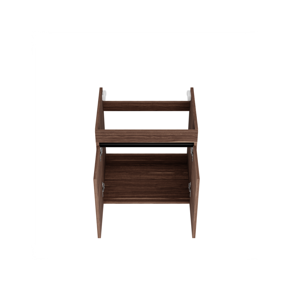 Hamburg wastafelonderkast (Walnoot, 60 cm) 13