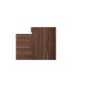 Hamburg wastafelonderkast (Walnoot, 60 cm) 15