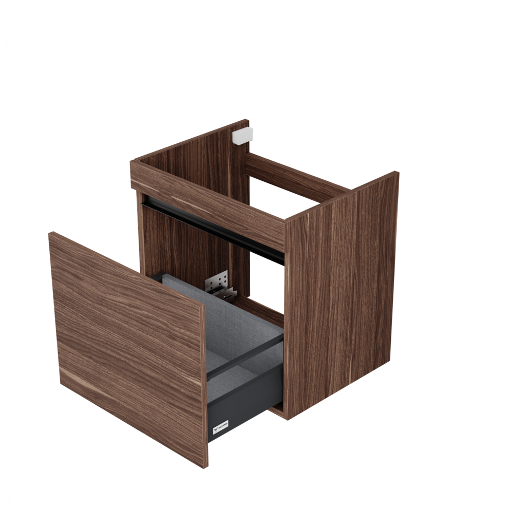 [10116412] Kiel wastafelonderkast (Walnoot, 60 cm) 3