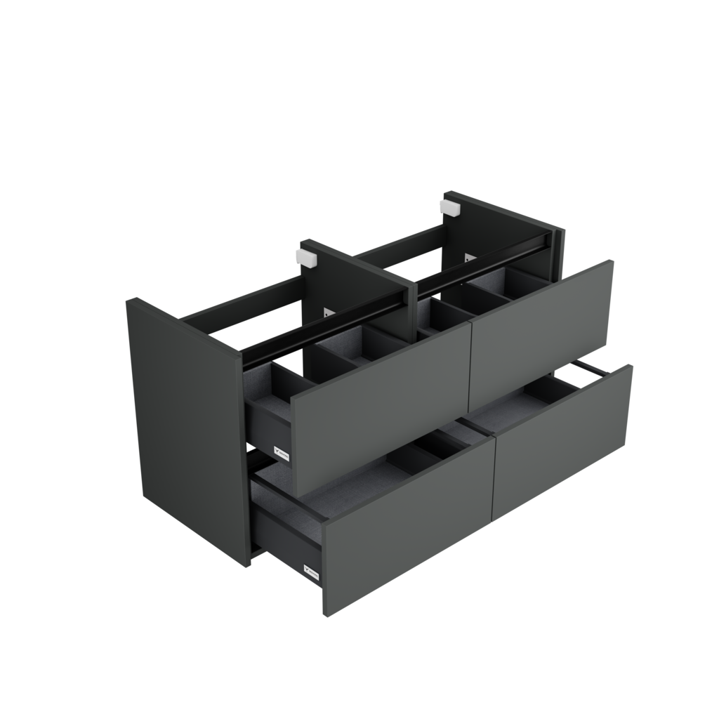 [10115642] Mainz wastafelonderkast (Donkergrijs, 120 cm) 1