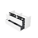 [10115633] Mainz wastafelonderkast (Hoogglans wit, 120 cm) 3