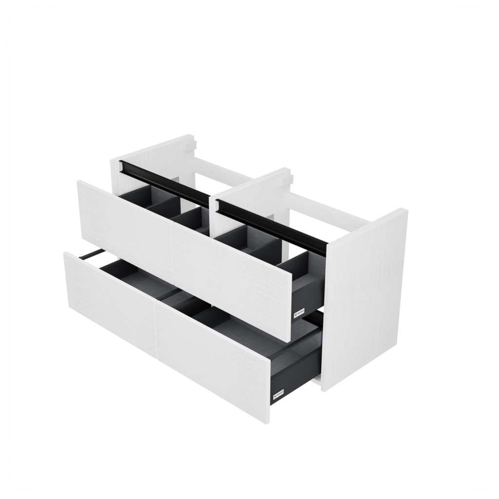 [10115638] Mainz wastafelonderkast (Houtlook wit, 120 cm) 3