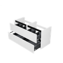 [10115638] Mainz wastafelonderkast (Houtlook wit, 120 cm) 3