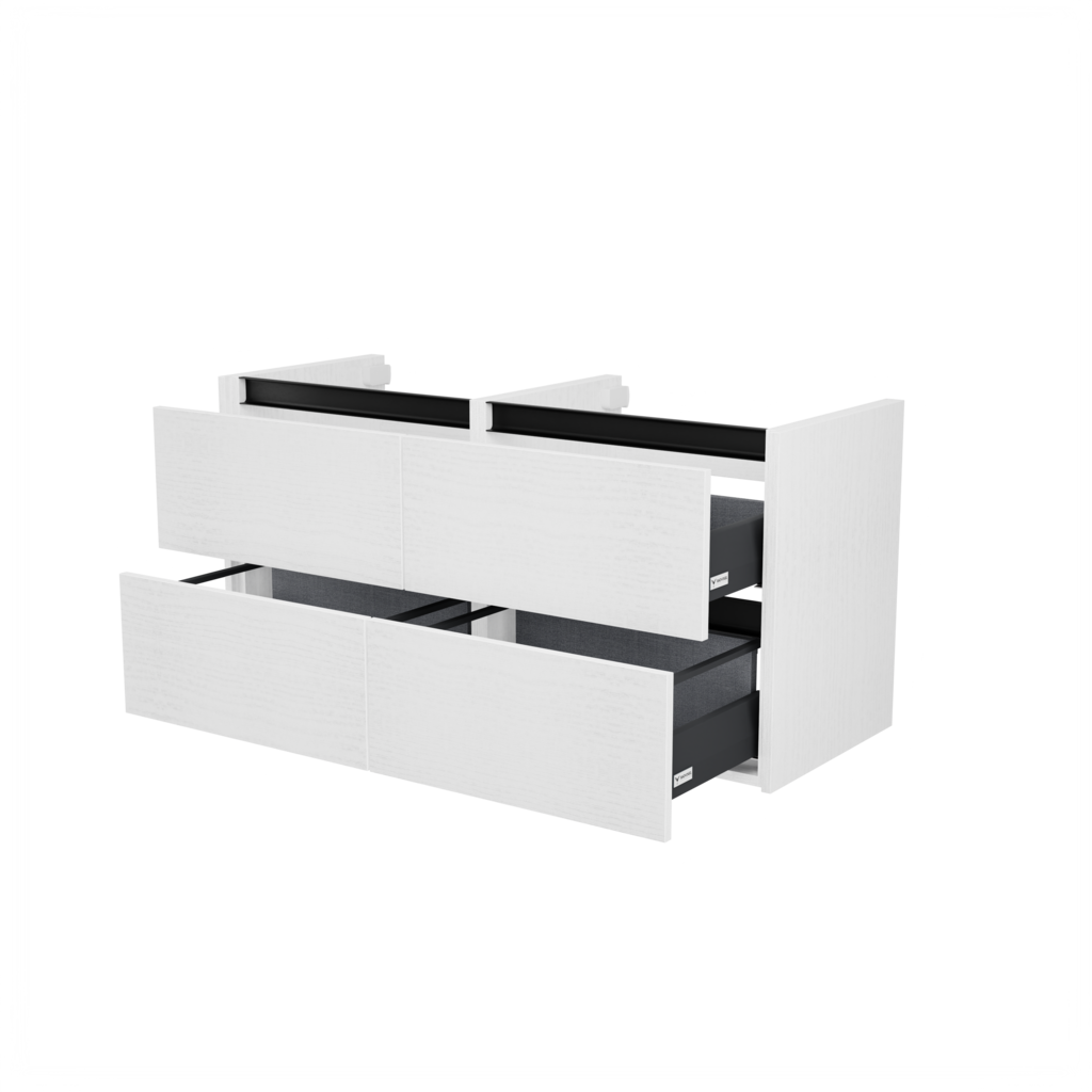 [10115638] Mainz wastafelonderkast (Houtlook wit, 120 cm) 7
