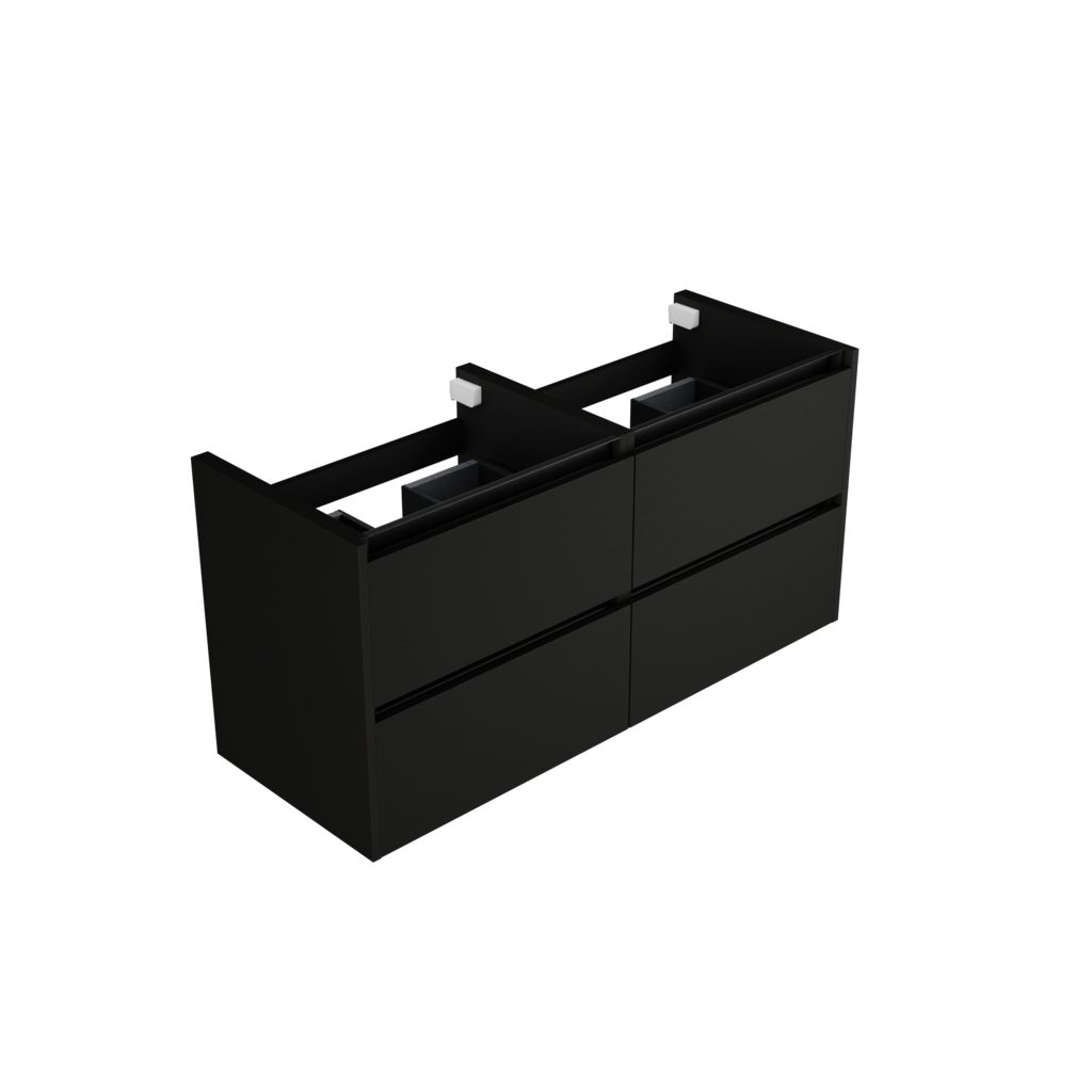 [10115639] Mainz wastafelonderkast (Houtlook zwart, 120 cm) 2