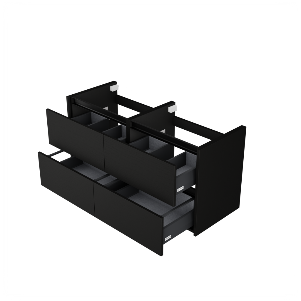 [10115639] Mainz wastafelonderkast (Houtlook zwart, 120 cm) 3