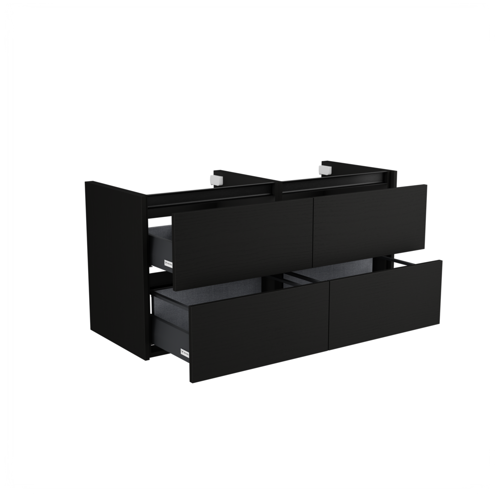 [10115639] Mainz wastafelonderkast (Houtlook zwart, 120 cm) 5