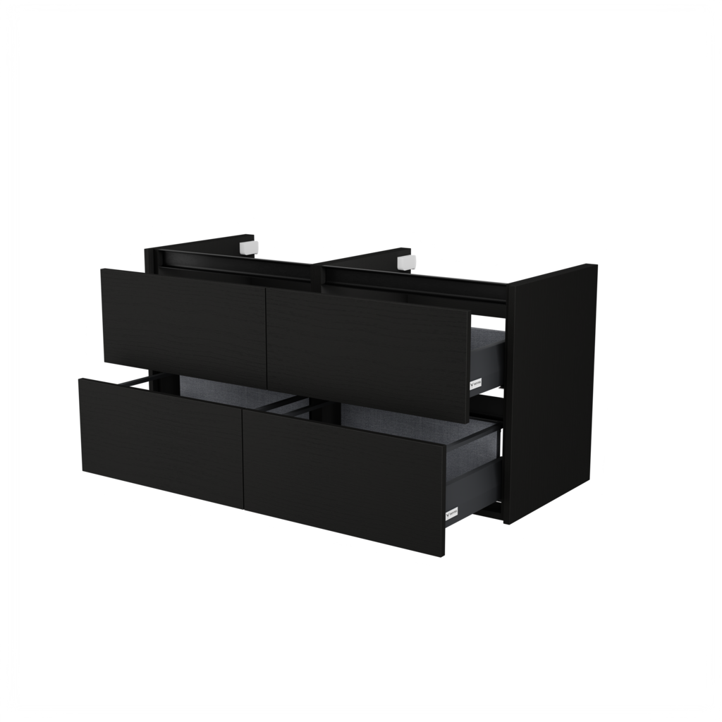[10115639] Mainz wastafelonderkast (Houtlook zwart, 120 cm) 7