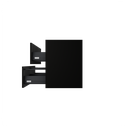 [10115639] Mainz wastafelonderkast (Houtlook zwart, 120 cm) 15