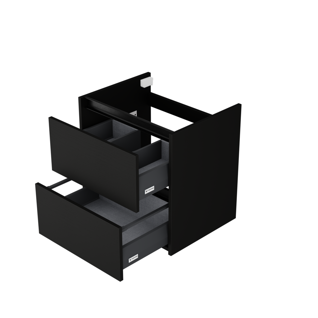 [10115189] Munster wastafelonderkast (Houtlook zwart, 60 cm) 3