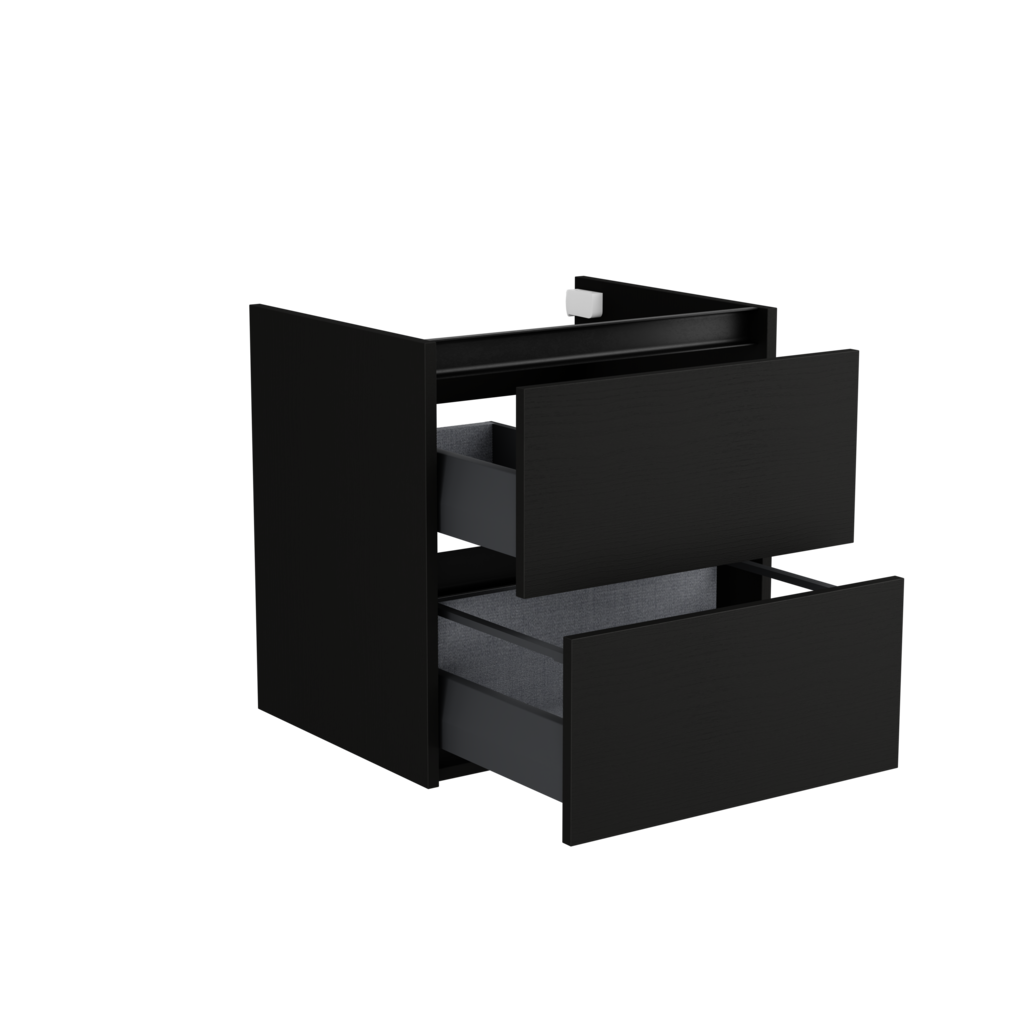 [10115189] Munster wastafelonderkast (Houtlook zwart, 60 cm) 5