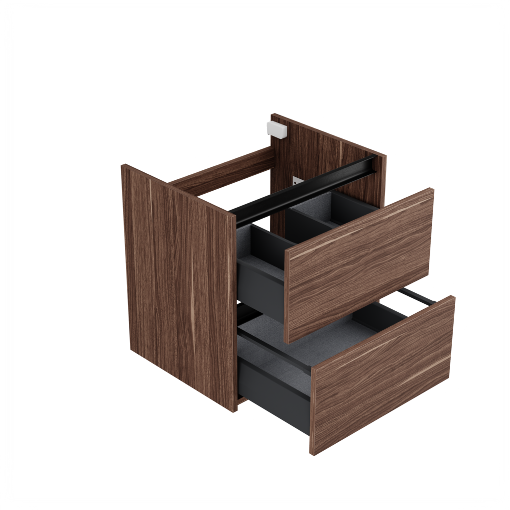 [10116413] Munster wastafelonderkast (Walnoot, 60 cm) 1