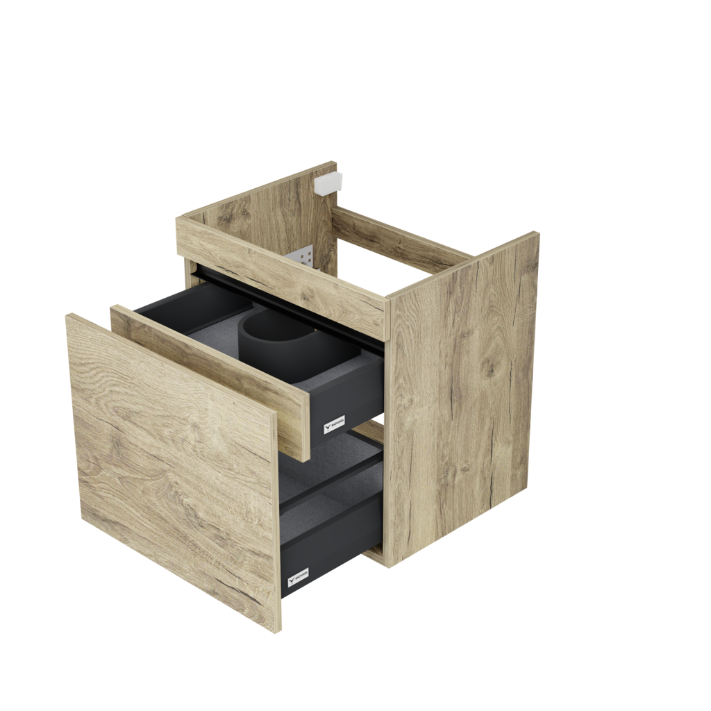 [10115361] Rotterdam wastafelonderkast (Duitse eik, 60 cm) 3