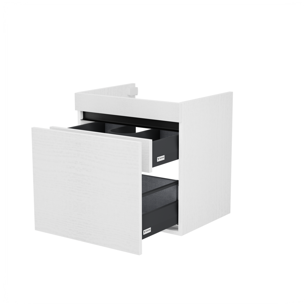 [10115368] Rotterdam wastafelonderkast (Houtlook wit, 60 cm) 7