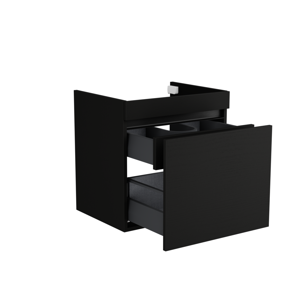 [10115369] Rotterdam wastafelonderkast (Houtlook zwart, 60 cm) 5