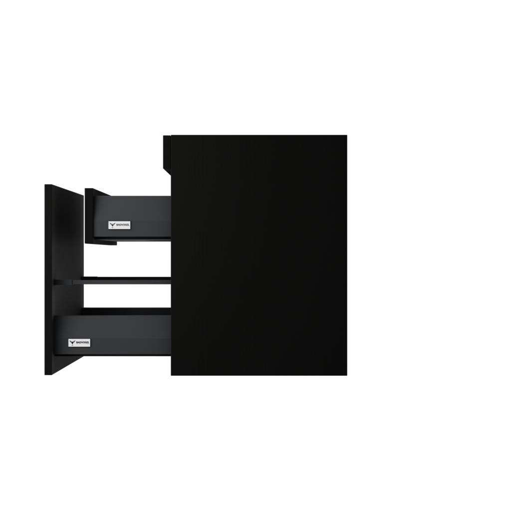 [10115369] Rotterdam wastafelonderkast (Houtlook zwart, 60 cm) 15