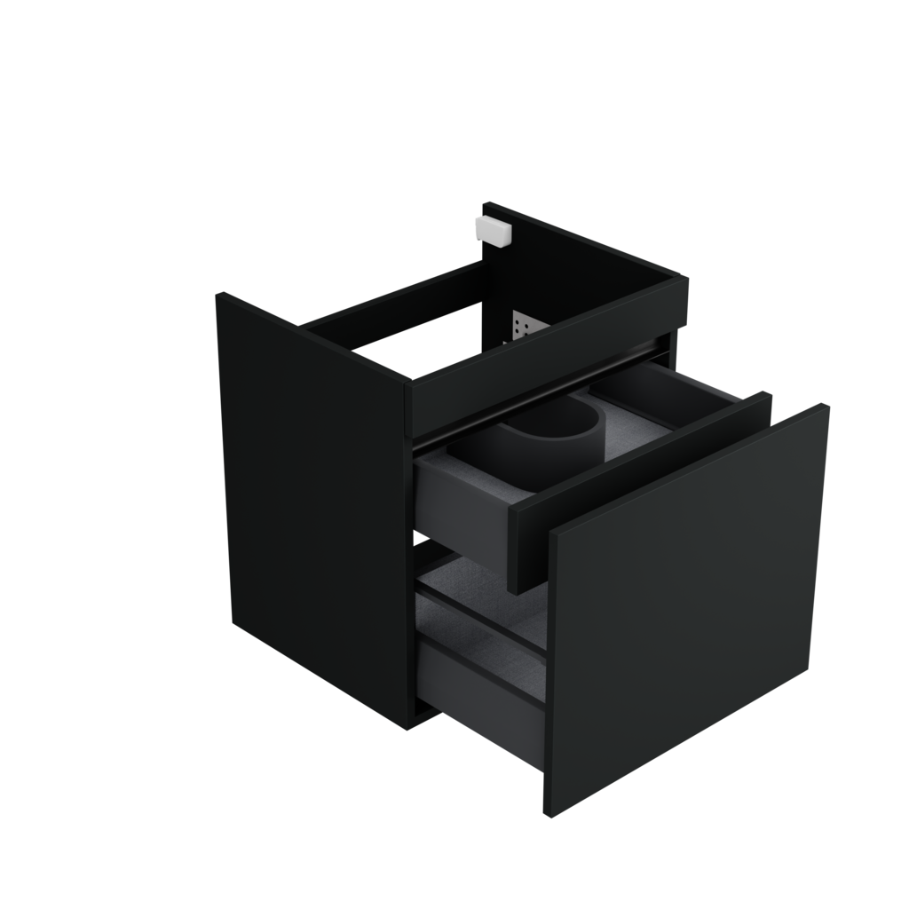[10115365] Rotterdam wastafelonderkast (Donkerzwart, 60 cm) 1