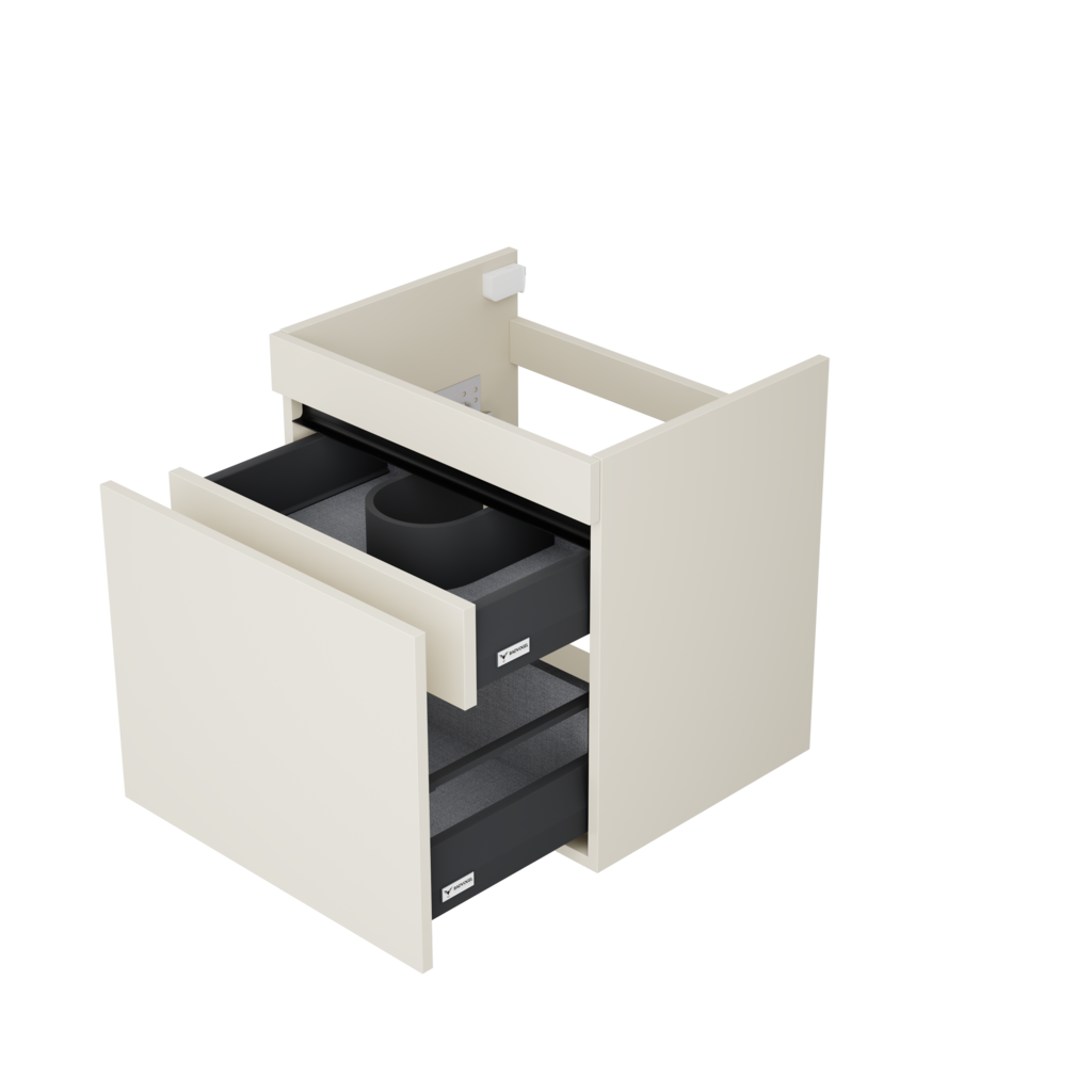 [10115370] Rotterdam wastafelonderkast (Greige, 60 cm) 3