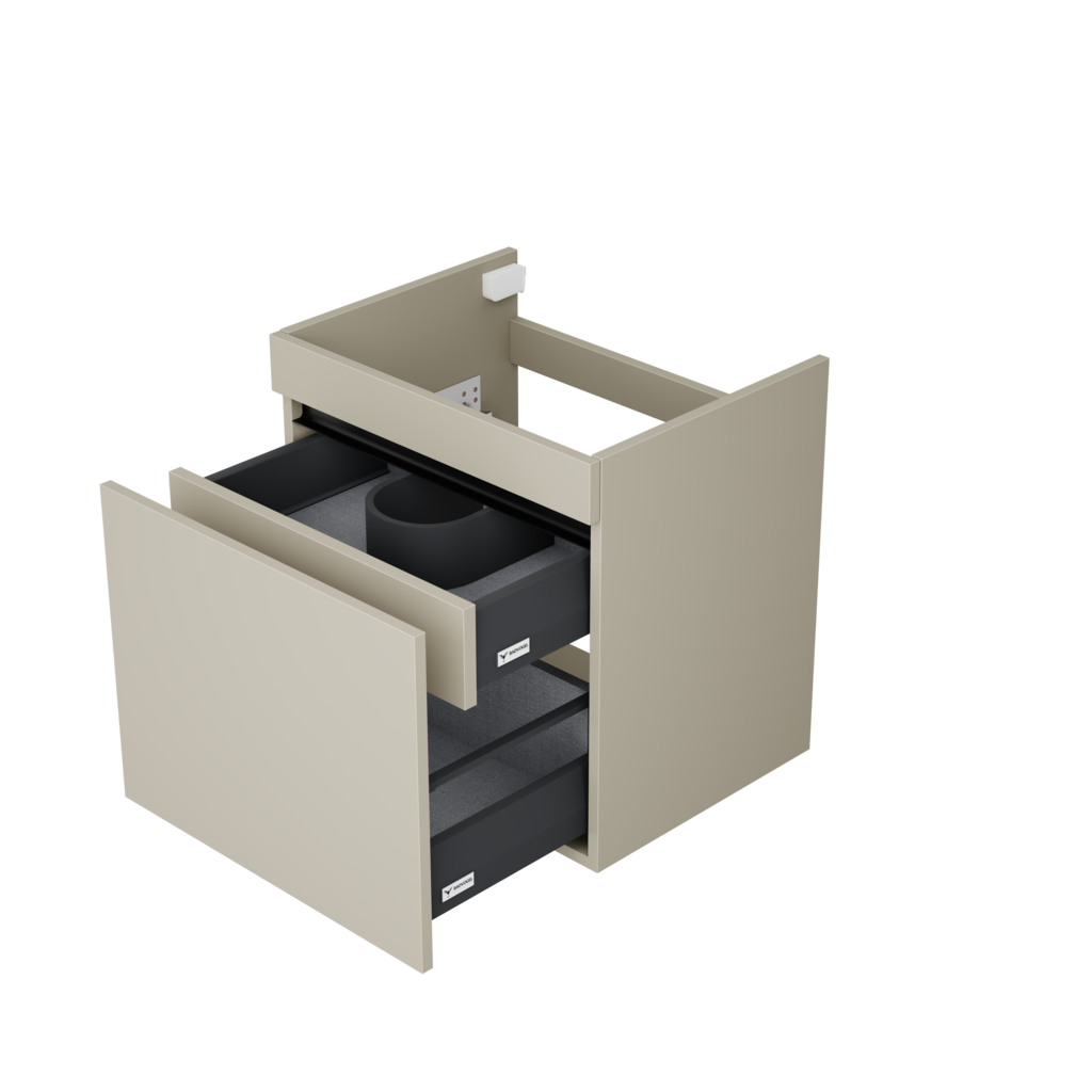 [10115366] Rotterdam wastafelonderkast (Taupe, 60 cm) 3