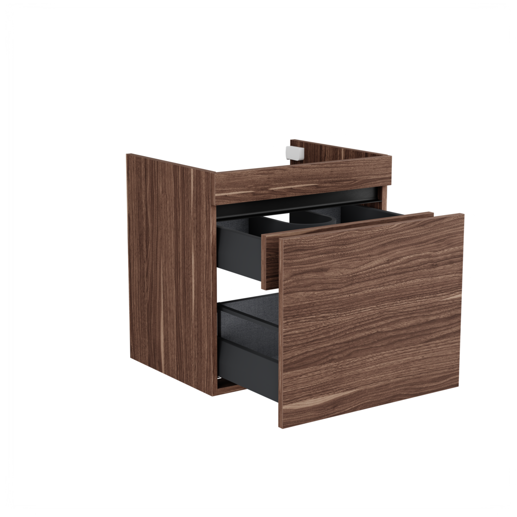 Rotterdam wastafelonderkast (Walnoot, 60 cm) 5