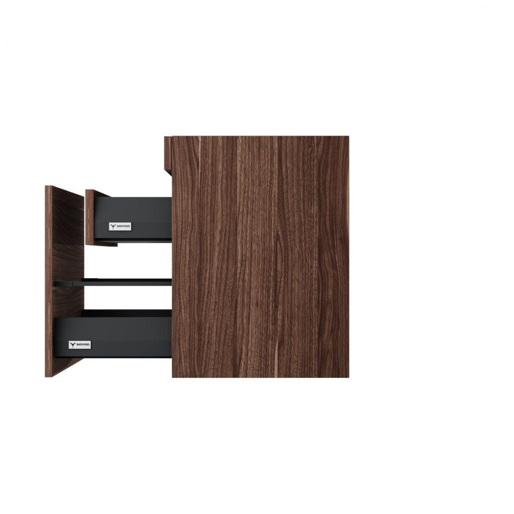 Rotterdam wastafelonderkast (Walnoot, 60 cm) 15