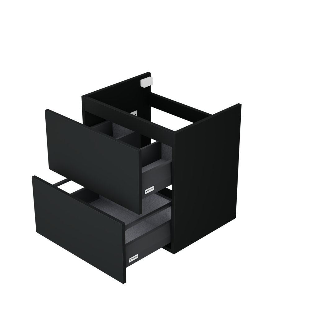 [10115275] Sloten wastafelonderkast (Donkerzwart, 60 cm) 3